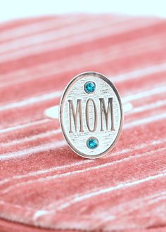 Mom Ring Signet Ring For Woman Personalized Ring For Woman | Etsy Mother's Day Silver Engraved Open Ring, Nickel-free Rings For Anniversary And Mother's Day, Silver Engraved Ring For Mother's Day, Silver Engraved Open Ring For Mother's Day, Nickel-free Ring For Mother's Day, Adjustable Nickel-free Rings For Mother's Day, Nickel-free Promise Ring For Mother's Day, Silver Rings For Mother's Day, Silver Ring Jewelry For Mother's Day