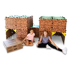 PRICES MAY VARY. ✔️ Real-World Minecraft: Build your favorite Minecraft creations in the real-world with the Minecraft Explorer Kit. Simply connect together the large grass and dirt panels with the high density foam connectors and add gold braces for strength. Fill entire rooms and play inside what you’ve built. Entertains for hours and hours at a time. ✔️ Buy More, Build Bigger: The building possibilities are endless with our strong, durable, easy to build forts. Transform your room into a king Neon Minecraft, Minecraft Fort, Kingdom Builders, Box Fort, Diy Minecraft Birthday Party, Gold Braces, Fort Building Kit, Mind Craft, Fort Kit