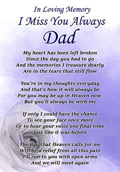 10 Memorial Poems For Dad ideas | grief quotes, poems, miss you dad