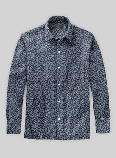 Put your best foot forward with our Italian Paisley Dark Blue Summer Linen Shirt. Made with a lightweight, breathable cotton and linen blend, this shirt offers effortless style and comfort.  Featuring a charming paisley design in a deep blue hue, this shirt adds a playful twist to any outfit.     From formal events to casual days, this shirt is perfect for any occasion and provides a structured yet comfortable fit.    Click 'Customize Now' to modify the look if needed.  
  Pamper yourself, get this shirt made exclusively for you now! Summer Linen Shirt, Pattern Weights, Italian Suit, Summer Linen, Paisley Design, Custom Tailoring, Shirt Sale, Blue Hues, Linen Shirt