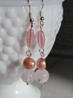 This Dangle & Drop Earrings item by MaieBeeBoutique has 3 favorites from Etsy shoppers. Ships from Boise, ID. Listed on Jul 18, 2024 Pink Rose Quartz Jewelry With Ear Wire, Handmade Pink Crystal Earrings In Sterling Silver, Handmade Pink Crystal Sterling Silver Earrings, Elegant Nickel-free Rose Quartz Earrings, Pink Feminine Dangle Pearl Earrings, Pink Rose Quartz Jewelry With Matching Earrings, Pink Rose Quartz Drop Earrings, Pink Sterling Silver Wire Wrapped Earrings, Feminine Pink Jewelry With Pearl Drop