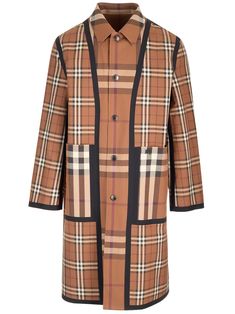 100% COTTON Burberry Fashion, Cotton Trench Coat, Tom Ford Handbags, Blazer Vest, Burberry Men, Check Pattern, Tory Burch Shoes, Functional Design, Luxury Retail