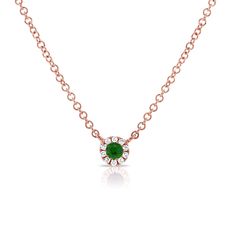 Discover timeless elegance with this Emerald & Diamond Necklace, featuring a stunning blend of vibrant green emeralds and sparkling diamonds. Set against a backdrop of 14K gold, the necklace showcases exquisite emeralds that radiate their deep, lush hue, complemented by diamonds totaling 0.12 carats for added brilliance. The elegant 14K gold chain enhances the piece’s sophistication, providing a classic yet contemporary touch. Perfect for special occasions or to add a touch of luxury to everyday Green Diamond Necklace In Fine Jewelry Style, Green Emerald Diamond Necklace For May Birthstone, Green Diamond Necklace For Formal Events, Formal Green Diamond Necklace For May Birthstone, Green Diamond Necklace For May Birthstone, Formal Diamond Necklace For May Birthstone, Classic Green Necklaces With Diamond Accents, Luxury Emerald Diamond Necklace For May Birthstone, Luxury Green Diamond Necklace For May Birthstone