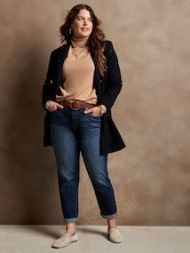 Jeans for Women | Banana Republic Factory Office Outfits Women Plus Size, Plus Size Fall Outfit, Plus Size Work, Fashion Pics, Business Casual Outfits For Women, Office Outfits Women, Business Casual Outfits For Work, Curvy Jeans, Casual Work Outfits