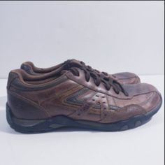 Brown Sketchers Size 12 Casual Brown Walking Shoes With Cushioned Footbed, Casual Brown Closed Toe Sneakers, Brown Closed Toe Sports Sneakers, Brown Closed Toe Sneakers For Sports, Brown Closed Toe Sporty Sneakers, Casual Closed Toe Synthetic Walking Shoes, Casual Synthetic Closed Toe Walking Shoes, Sporty Brown Closed Toe Walking Shoes, Casual Synthetic Sneakers With Stitched Sole