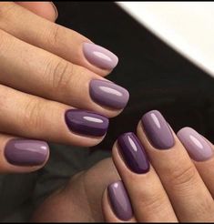 Nagellack Trends, Purple Nail Polish, Her Nails, Shellac Nails, Coffin Nails Designs