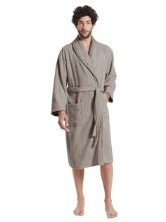 PRICES MAY VARY. 100% Cotton Imported Tie closure Machine Wash TERRY ROBE- Made by high quality terry cotton, double stitched for durability, it's warm and great for cold morning, or lounging around after a hot shower. SUPER ABSORBENT- Our shawl collar terry bathrobe has a high water absorption, which can quickly dry you, leaving more comfy and relax. HUMANIZED DESIGN- The terry plush robe made with handy hanger loop, detachable outer belt, warm shawl collar. Two big front pockets, convenient to Terry Cloth Bathrobe, Terry Robe, Plush Robe, Hotel House, Bathrobe Men, Warm Shawl, Lounge Robes, Cold Morning, Spa Bath