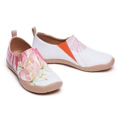 Sandy beaches. Hot sun. What's not to love about the tropics? Can you feel the warmth from this tropical blossom design? Summer Non-slip Walking Shoes For Outdoor Activities, Non-slip Walking Shoes For Summer Outdoor Activities, Comfortable Summer Walking Shoes For Outdoor Activities, Summer Walking Shoes With Cushioned Footbed For Outdoor Activities, Breathable Walking Shoes For Summer, Comfortable Breathable Walking Shoes For Summer, Comfortable Lightweight Walking Shoes With Removable Insole, Spring Outdoor Walking Shoes With Arch Support, Spring Lightweight Non-slip Walking Shoes