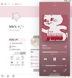 an iphone screen with the words hello kitty on it, and a cat sticker