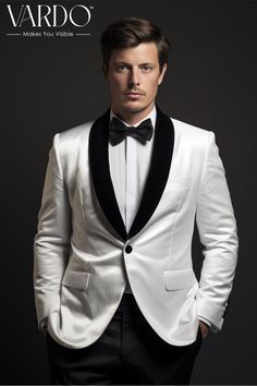 >>ORIGINAL ARTWORK AND CONTENT, PLEASE DO NOT COPY<< Men Jacket, Men Blazer, Men's White Velvet Dinner Jacket - Elegant Formal Wear, Wedding Tuxedo, Classic Evening Attire, Evening Blazer - Classic Formal Blazer, Formal attire. Elevate your style with our exquisite Men's White Velvet Dinner Jacket. This classic piece exudes sophistication and charm, making it the perfect choice for special occasions, formal events, and weddings. Crafted with precision and tailored to perfection, this dinner jacket is a must-have addition to your wardrobe. 👔 Key Features: Luxurious White Velvet Fabric: This dinner jacket is made from premium, soft, and lustrous white velvet, ensuring both comfort and a regal appearance. Timeless Design: The timeless design features a classic single-breasted style with sati Luxury White Blazer For Ceremonies, Designer White Evening Blazer, Designer White Wedding Blazer, Designer Outerwear With Suit Collar For Wedding, Designer Wedding Outerwear With Suit Collar, Luxury Wedding Blazer With Shawl Collar, Luxury Shawl Collar Wedding Blazer, White Suit Collar Outerwear For Wedding, Wedding Suit With Shawl Collar And Tailored Fit