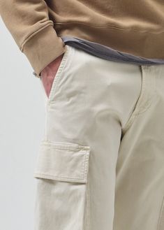 A timeless vintage inspired fit with endless versatility. Featuring a roomy, straight leg, sitting at the hips with a relaxed rise - crafted in our authentic utility twill to give the ultimate laid-back yet modern look. This fit is true to size. Looks Like: Cream eggshell whiteFeels Like: Midweight, yet breathable utility twill From our HUMANITY Collection Tapered Leg Chino Cotton Twill Cargo Pants, Casual Straight Cargo Pants For Workwear, Classic Straight Bottoms With Patch Pockets, Tapered Straight Leg Cargo Pants With Belt Loops, Classic Relaxed Fit Cargo Pants With Pockets, Casual Tapered Cargo Pants With Patch Pockets, Casual Straight Bottoms With Patch Pockets, Straight Cotton Pants With Patch Pockets, Classic Cargo Pants With Welt Pockets For Fall