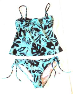 Sunsets Kona Reef Blue Bandeaukini Tankini Swimsuit Sz S Top M Bottoms NWT$120 7 Th Grade Outfits, Wish Aesthetic, Scene Clothes, Me And Bestie, Zoey 101, Scene Outfits, Music Festival Outfits, Thrifted Outfits, Tankini Swimsuit