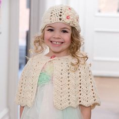 Clothing | Free Crochet Patterns | Yarnspirations Anna Cape, Capelet Crochet, Crochet Capelet Pattern, Crochet Poncho Kids, Crochet Cape Pattern, Capelet Pattern, Crochet Capelet, 23rd March, Crochet Cape