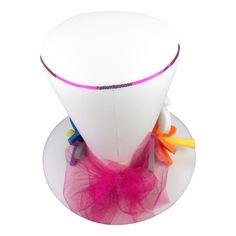 This Custom Bride Hat will definitely make you stand out at your next Party, Hora Loca, Wedding, Corporate Event, Birthday, Quinceanera, or Halloween Party! It can be used as a wedding hats, top hats, photo booth props, or a party favor. Fun Party Hats For Carnival, White Fun Party Costume Hats And Headpieces, Adjustable Multicolor Party Costume Hat, Fun White Costume Hats And Headpieces For Party, Pink Fun Costume Hats And Headpieces For Party, Adjustable Multicolor Costume Hats For Parties, Pink Fun Costume Hats For Party, Whimsical Costume Hats And Headpieces For Carnival Party, Whimsical Costume Hats For Carnival Party