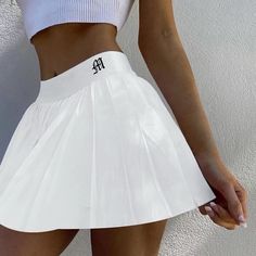 Women High Waist Pleated Skirt Sweet Cute Girls Dance Mini Skirt Cosplay Black White Skirt Female Mini Skirts Short Hello, Friends. Welcome To My Store . Welcome To Contact Us To Get More Information Features: Women Skirt Gender: Women Material: Polyester Style: Sexy / Fashion / Casual You Can See More In Actual Picture And Detail Show. Preppy Style 2020, Trending Skirt, Pleated Skirt Short, White Pleated Skirt, Solid Skirt, Cheap Skirts, High Waisted Pleated Skirt, Summer Streetwear, Tennis Skirts