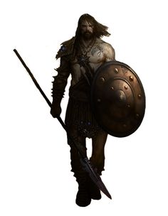 Spearman Character Art, Deadliest Warrior, Female Orc, Human Pictures, Fiction Idea, Fantasy Portraits, Dnd Ideas, Fantasy Races