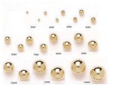 "All Our Jewelry Is MADE OF 100% REAL GOLD  14K Yellow Gold Ball Stud Earrings, 2mm 3mm 4mm 5mm 6mm 7mm 8mm 9mm 10mm 12mm 14mm, Real Gold Studs, Push Back Studs,  Women Girls  Click For All Our ON SALE items https://www.etsy.com/shop/BrusselsGoldNYC?ref=seller-platform-mcnav§ion_id=1  ⭐ ITEM DETAILS:  ► Metal: 14K Yellow Gold  ► Style: Stud ► Closure: Push back  ⭐ SHIPPING: ► ALL OUR JEWELRY ARE SHIPPED FROM NEW YORK CITY ►FREE SHIPPING on all orders in the US. ► We ship INTERNATIONALLY.  Buyer is responsible for duties and taxes. ► Please send us a contact number for international orders  ⭐ RETURN & EXCHANGE: ► No Hassle, Full refund or exchange within 30 days of receipt of purchase. Please contact me within 14 days upon receipt of item. ► Item must be in new condition with no dents or sc Second Hole Earrings, Ball Stud Earrings, Minimalist Earrings Studs, Minimalist Studs, Tiny Earrings, Tiny Stud Earrings, Ear Studs, Gold Studs, Gold Style