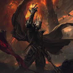 ArtStation - Sauron Dark Lord Sauron, Lord Of The Rings Sauron Art, Nazgul Art, Lord Of The Rings Balrog, Sauron Lotr, Lord Of The Rings Sauron, Melkor Morgoth