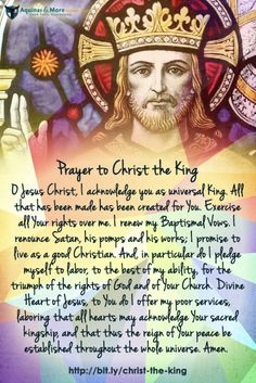 an image of jesus with the words prayer to christ