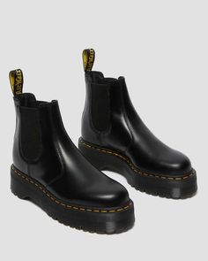 2976 Quad Platform Chelsea Boot, Chelsea Boots Dr Martens, Doc Marten Chelsea, Dr Martens Chelsea Boots, 2976 Chelsea Boots, Dr Martens Chelsea, Dr Martens 2976, Chelsea Boots Style, Doc Martens Boots