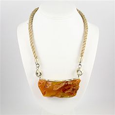 "Baltic Depths" Amber Necklace Amber Necklace Aesthetic, Polish Art, Large Beads, Big Jewelry, Diy Jewelry Inspiration, Amber Pendant, Natural Stone Jewelry, Boho Accessories, Amber Necklace