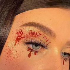 Hallowen Schminke, Maquillage Halloween Simple, Halloweenský Makeup, Holloween Makeup, Cute Halloween Makeup, Halloween Makeup Pretty, Halloween Eye Makeup, Horror Makeup, Halloween Makeup Inspiration