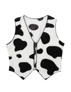 PRICES MAY VARY. 50% Polyester, 50% Flannel Machine Wash Waistcoat is made of polyester and flannel material, hand wash, machine washable Size Table means age ranges for kids, but they are for general guidance only Sleeveless, open front(no fastenings), featuring a black and white cow pattern all over High quality materials, soft hand feeling, no any harm to your kid's skin, comfortable to wear Suitable for festival, cosplay, theme party, role play, dress up, photography, holiday, etc Set Includ Cowgirl Fancy Dress, Traje Cowgirl, Flannel Vest, Kids Flannel, Cowboy Costume, Fall Flannel, Boho Festival Fashion, Fancy Costumes