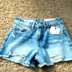 Girls (Kids) Zara Shorts Size 7 New Never Worn Or Tried On. Purchased But Didn’t Get A Chance To Wear Before Outgrowing Them. Ripped Jean Shorts, Zara Shorts, Mid Rise Shorts, Kids Shorts, Kids Bottoms, Ripped Jean, Jean Shorts, Mid Rise, Kids Shop