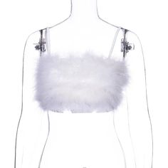 45150802379003|45150802411771|45150802444539|45150802477307 Fur Corset, Y2k Shopping, Crop Top Autumn, Feather Crop Top, Pink Streetwear, Feather Tops, Lit Outfits, Cropped Camisole, Winter Streetwear