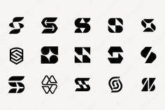 Download this Premium Vector about Letter S logo set template, and discover more than 15 Million Professional Graphic Resources on Freepik Letter S Logo, S Letter Logo, S Logo Design, Design Studio Logo, Logo Design Process