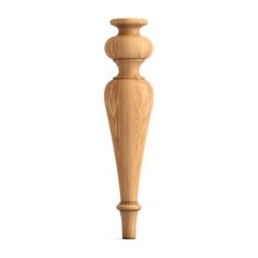 a wooden candle holder on a white background