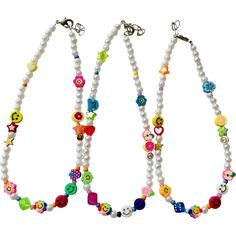 This adorable necklace features a medley of mixed beads with a personality. Pair with the matching bracelet for the ultimate back to school style! Measures 13'' with an extender. Each product is individually hand-made and unique. Beads will differ from the picture. | Risa's Pieces | Happy Beaded Necklace (Multicolor, One Size)  |  Maisonette collects the best children’s products from around the world (unlike Zulily, Etsy, The Tot, Farfetch Kids, Childrensalon, Crate and Kids, Kohls, Wayfair, Buy Playful Handmade Adjustable Charm Necklaces, Fun Adjustable Letter Beads Necklace, Fun Adjustable Necklace With Letter Beads, White Playful Friendship Necklace, Playful White Friendship Necklace, Adjustable Cute Charm Necklaces For Friendship, Cute Adjustable Charm Necklace For Friendship, Cute Adjustable Charm Necklaces For Friendship, Playful Adjustable Beaded Chain Necklace