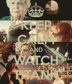 a collage of photos with the words keep calm and watch titans