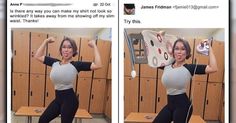 two pictures of a woman doing exercises on a chair with her hands in the air