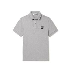 Stone Island has been a uniform for subcultures since the 1980s, and its classic pieces like this polo shirt that remain firm favourites today. It's cut for a comfortable fit from cotton-blend piqué and appliquéd with the compass logo at the chest. Compass Logo, The Compass, Pique Polo Shirt, The 1980s, Stone Island, Suede Jacket, Formal Shirts, Mens Polo Shirts, Mr Porter