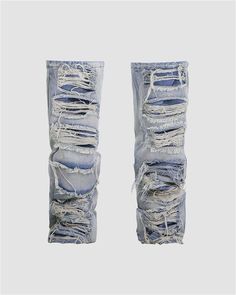 Details: Denim leg warmers with retro design Denim Leg Warmers, Aesthetic Outfits Y2k, Cargo Pants Baggy, 90s Accessories, Rhinestone Outfit, Clueless Fashion, Hip Hop Fashion 90s, Dresses Hoco, Pop Culture Fashion