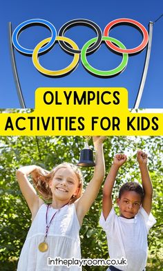 Fun Olympic Games Activities for the Classroom or Home - In The Playroom Birthday Olympics Games, Olympics Classroom Ideas, Olimpic Game Activity For Kids, Kids Olympics Activities, Indoor Olympic Games For Kids, Olympic Activities For Kids, Ancient Greek Olympic Games