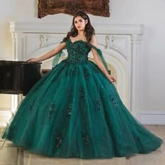 Premium Quality Dark Green Quinceanera Dresses Glitter Applique Off Shoulder Ball Gown Sweet 16, Fashion Women's Dresses Emerald Green Quincena Dress, Hunter Green Quince Dress, Quinceanera Dresses Emerald Green Long, Emerald Green Quince Dress With Sleeves, Quinceanera Dresses Emerald Green, Emerald Quinceanera Dress, Moda 2000 Quinceanera Dresses, Emerald Green Quince Dress, Dark Green Quinceanera Dresses