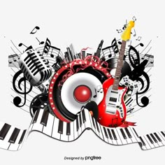 Ceci contient une image de : La Musique PNG , Clipart Dj, Remarque, Rythme Fichier PNG et PSD pour le téléchargement libre