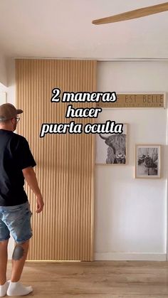 INMOBILIARIA CONSTRUCTORA PROGRESS/bienesraices/construcción | ¡Transforma tu hogar con estilo! ✨ En este video te mostramos cómo hacer dos puertas ocultas utilizando paneles de PVC de manera fácil y... | Instagram Angeles