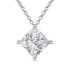 Moissanite Floating Princess Cut Solitaire Kite Set Pendant Necklace A New Me, New Necklace, White Princess, Diamonds Jewelry, Forever One Moissanite, Silver Jewels, Princess Cut Diamond, Emerald Stone, Princess Cut Diamonds