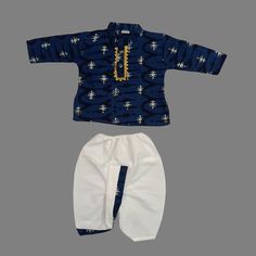 This traditional Royal Blue Rayon Kurta and Cotton Dhoti  Dress will surely add charm to your cute boy. SALES PACKAGE- 1 Kurta, 1 Dhoti FABRIC-   Rayon - Soft Cloth for baby.  OTHER DETAILS-  It has a soft elastic belt for convenient fitting on the waist.                                    Delivery time ranges between 8 - 18 working days, we provide a Express Shipping Also 3-5 working days with Extra charge, You may choose in shipping Option Safety Information:               - Warning: Please re Dhoti Dress, Rajasthani Dress, Dress Traditional, Kurta Dress, Elastic Belt, Clothing Sets, Ethnic Wear, Traditional Dresses, Kids Wear