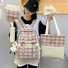 Shipping: Worldwide Express Shipping AvailableDelivery time: 🚚7-15Days Fast ShippingReturns: Fast refund,💯100% Money Back Guarantee.SPECIFICATIONSTechnics: casual backpackStyle: CasualSize: 29cmX13cmX40cmRain Cover: NoPattern Type: PlaidOrigin: Mainland ChinaModel Number: Student backpackMain Material: nylonLining Material: PolyesterItem Type: BackpacksInterior: Computer InterlayerHandle/Strap Type: Soft HandleGender: UnisexExterior: Solid BagClosure Type: zipperCarrying System: Arcuate Should Trendy Rectangular Backpack For Study, Trendy Rectangular Study Backpack, Kawaii Backpack For Everyday And Back To School, Harajuku Style Rectangular Backpack With Large Capacity, Kawaii Large Capacity Backpack For School, Kawaii Large Capacity School Backpack, Harajuku Style Rectangular Backpack For Everyday Use, Harajuku Style Backpack For Everyday, Everyday Harajuku Rectangular Backpack