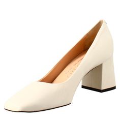 Décolleté for women with square toe in beige leather
7 cm high heel
Leather lining
Leather sole
Made in Italy

Composition:
 Upper: 100% Leather
 Lining: 100% Leather
 Bottom: 100% Leather
 Insole: 100% Leather Recipe For Success, Slingback Pump, Handmade Shoes, Womens Heels, Elegant Woman, Full Grain Leather, Shoe Brands, Shoes Online, High Heel