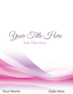 an abstract pink and white background with the words your title here