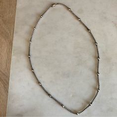 Vintage Necklace With Some Patina. 24” Long. Silver Single Strand Everyday Beaded Necklace, Everyday Silver Beaded Necklaces, Jewelry Vintage, Vintage Necklace, Vintage Sterling Silver, Vintage Silver, Womens Jewelry Necklace, Patina, Vintage Ladies