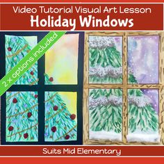 Winter windows art lesson video Visual Art Lessons, Elements Of Color, Winter Window, Winter Art Projects, Cultural Celebration, Art Curriculum, Art Lesson Plans, Winter Art, Window Art