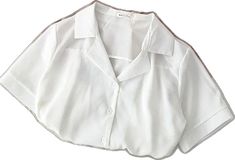 Chic Plain Summer Blouse, White Solid Color Shirt For Summer, White Shirt For Summer, Summer Collared Tops In Solid Color, White Solid Color Beach Shirt, White Short Sleeve Shirt For Day Out, Collared Plain Summer Blouse, White Collared Beach Top, White Plain Shirt For Summer