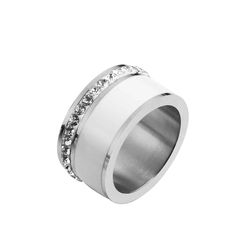 Item Type: Ring Material: Stainless Steel, Crystal, Ceramic Shape: Round Surface Width: 1.1 cm / 0.43 inch Package Dimensions: 15 x 12 x 5 cm / 5.91 x 4.72 x 1.97 inch Package Weight: 0.03 kg / 0.07 lbs Package Includes: One Ring Ceramic Rings, One Ring, Types Of Rings, Black Rose, Custom Rings, Types Of Metal, Stone Color, Black Silver, Silver Gold