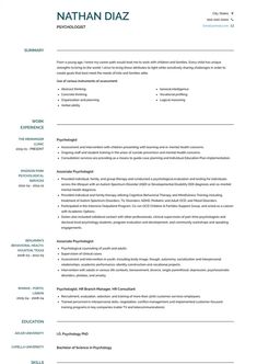 a professional resume template with no work experience